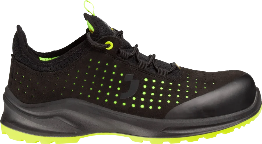 MODULO S1PS LOW PERF polobotka unisex - černá/žlutá fluo