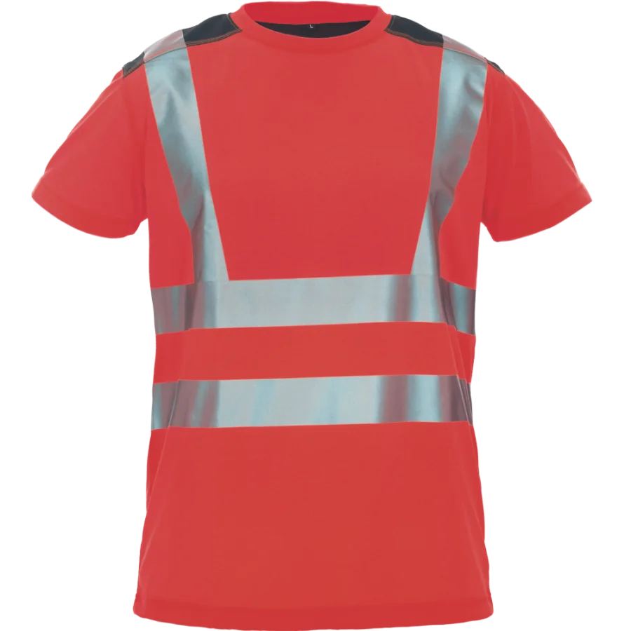 KNOXFIELD HVPS tričko unisex kr.ruk. - červená