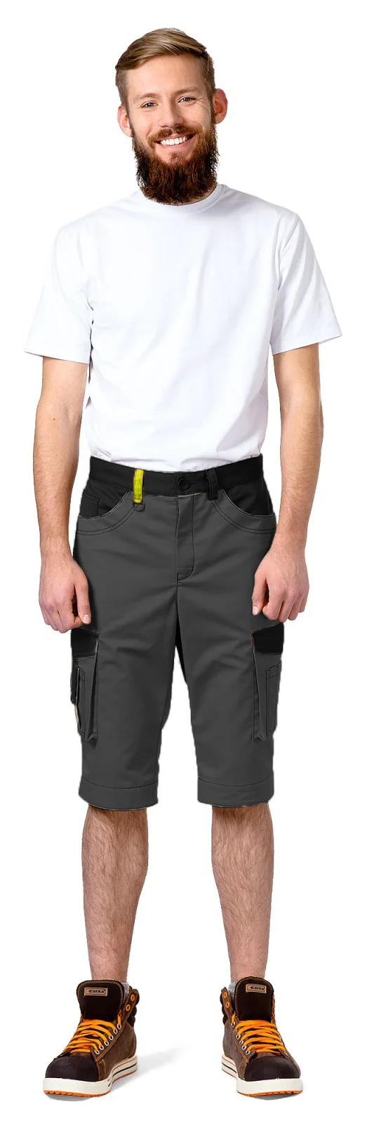 DUNAJ šorkty/kraťasy unisex - šedá