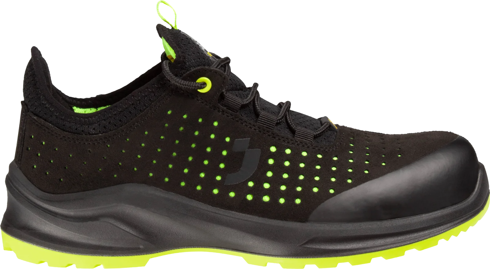MODULO S1PS LOW PERF polobotka unisex - černá/žlutá fluo