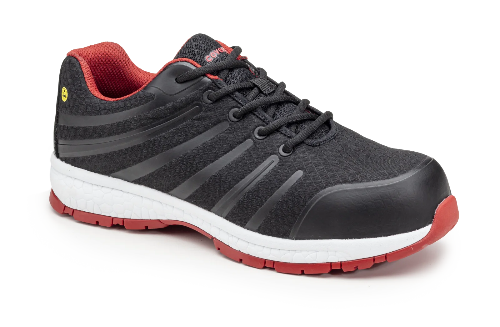Galaxite S1P polobotka unisex - černá/červená