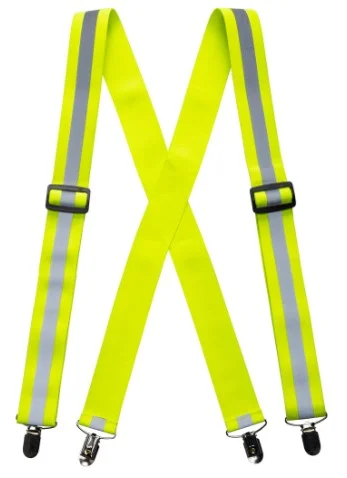 HV56 - HiVis kalhotové kšandy - žlutá