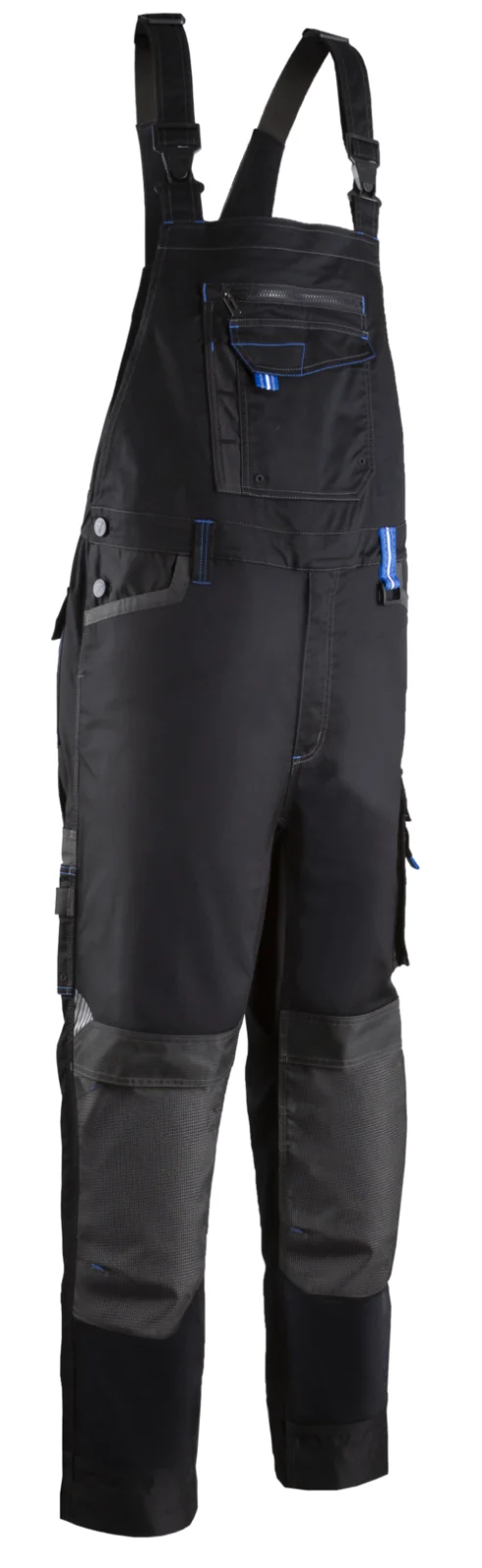 TELICA pracovní stretchové kalhoty laclové - denim (modro-černé)
