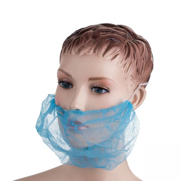 PD-BEARD Szakállvédő nem szőtt textíliából (Csomag 100db) - kék