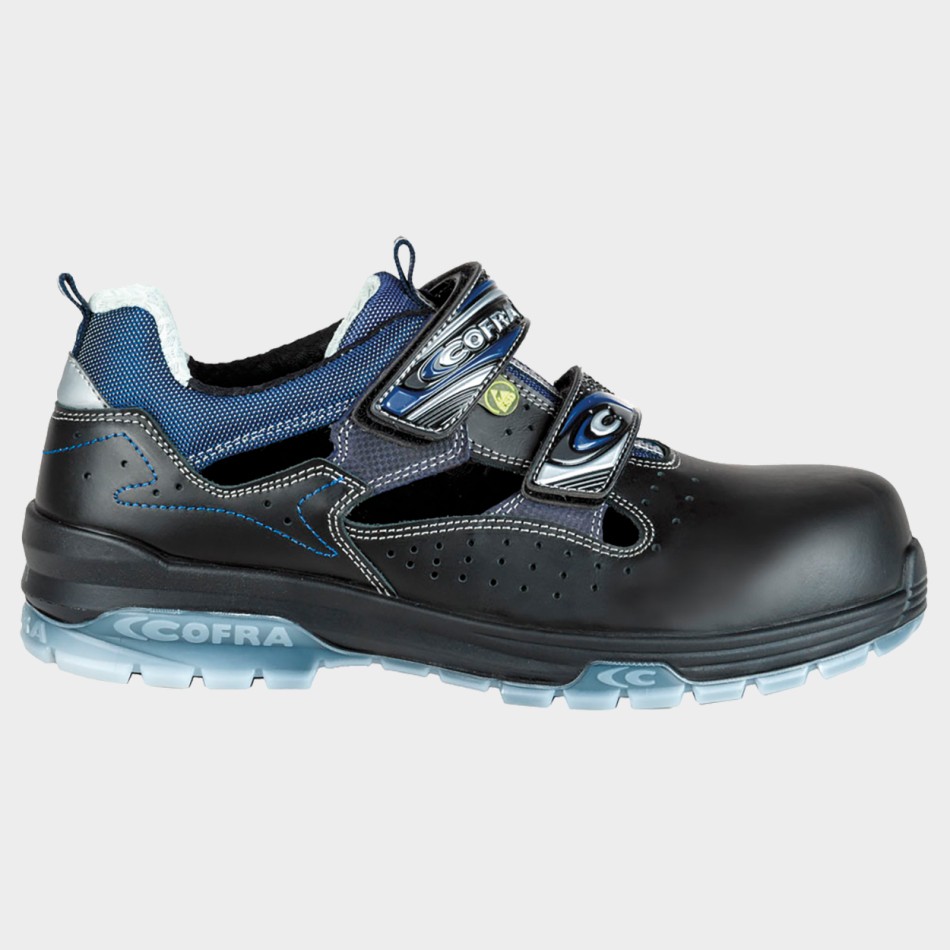JUNGLE BLACK S1 sandál unisex - černá/modrá