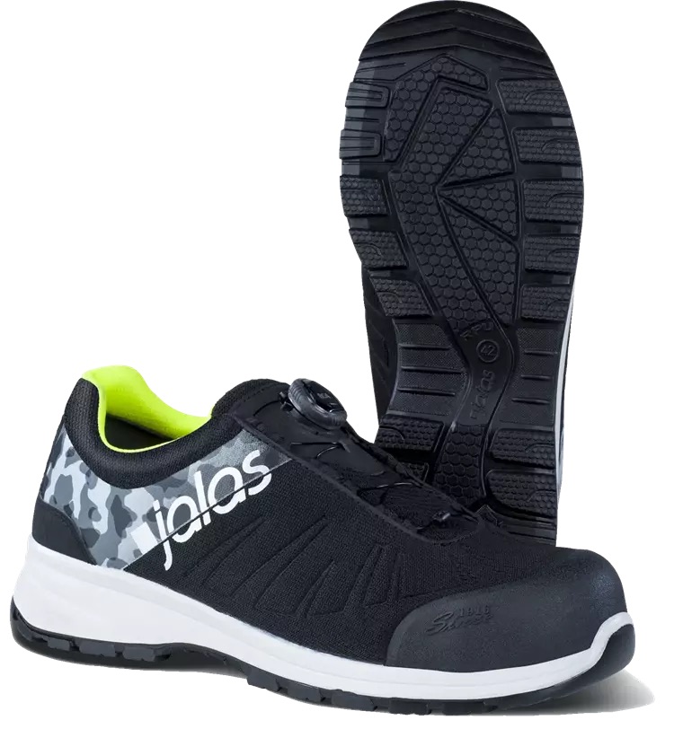 JALAS ZENIT EVO 7168 BOA - uniszex félcipő - fekete/fehér