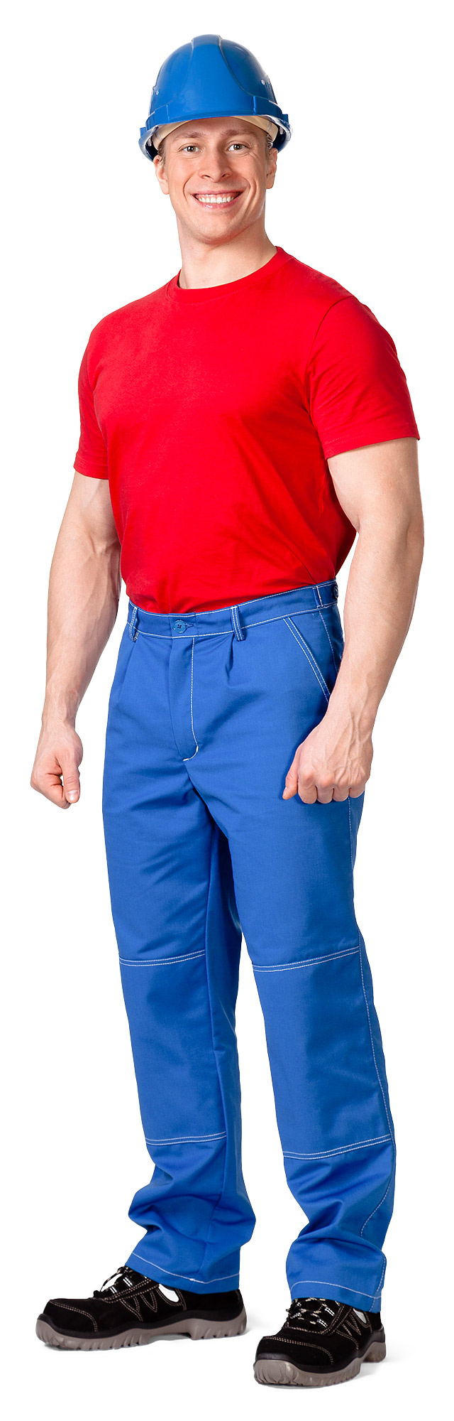 CITY Kalhoty pánské letní, modré