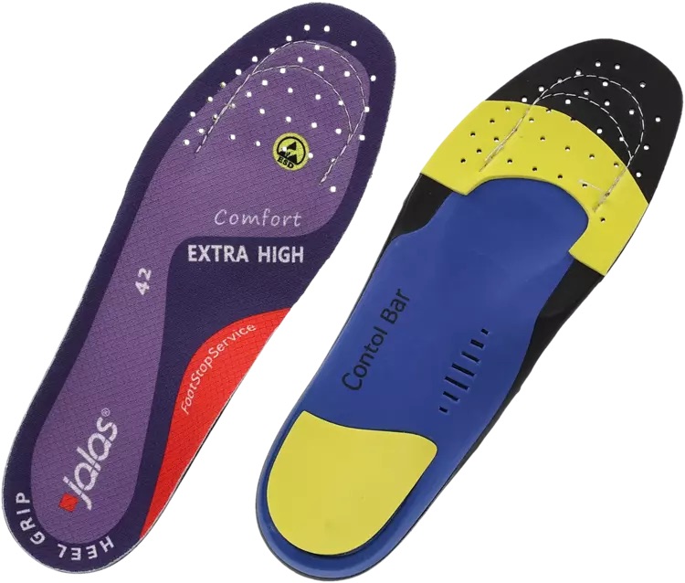 JALAS NEUTRALIZER 8708E EXTRA HIGH vložky do bot - modro/žlutá